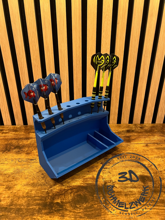 Dartpfeil Wandhalterung mit Ablagefächern