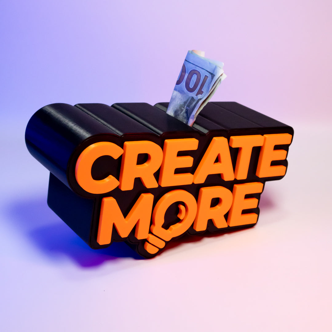Spardose Create More