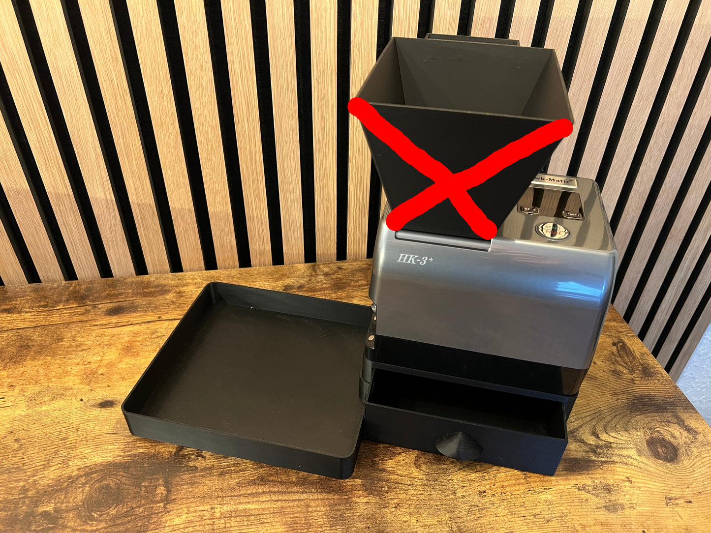 Tisch mit Fach und Tablett Hawkmatic 3 Plus HK 3+